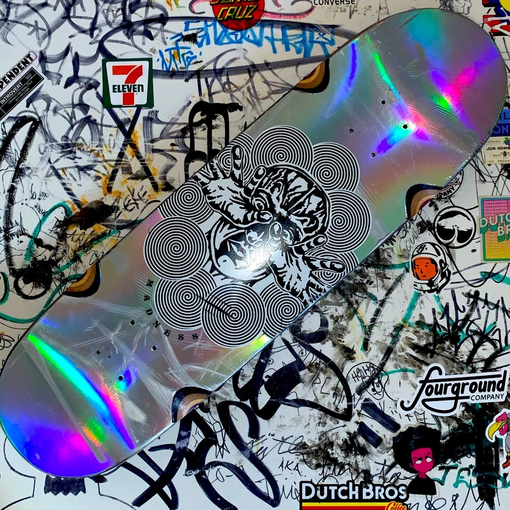 Madness Skate Deck 3D graphic